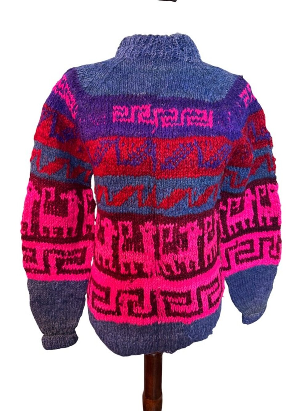 Authentic sweater made in Bolivia in the 1980s Women's Size Small